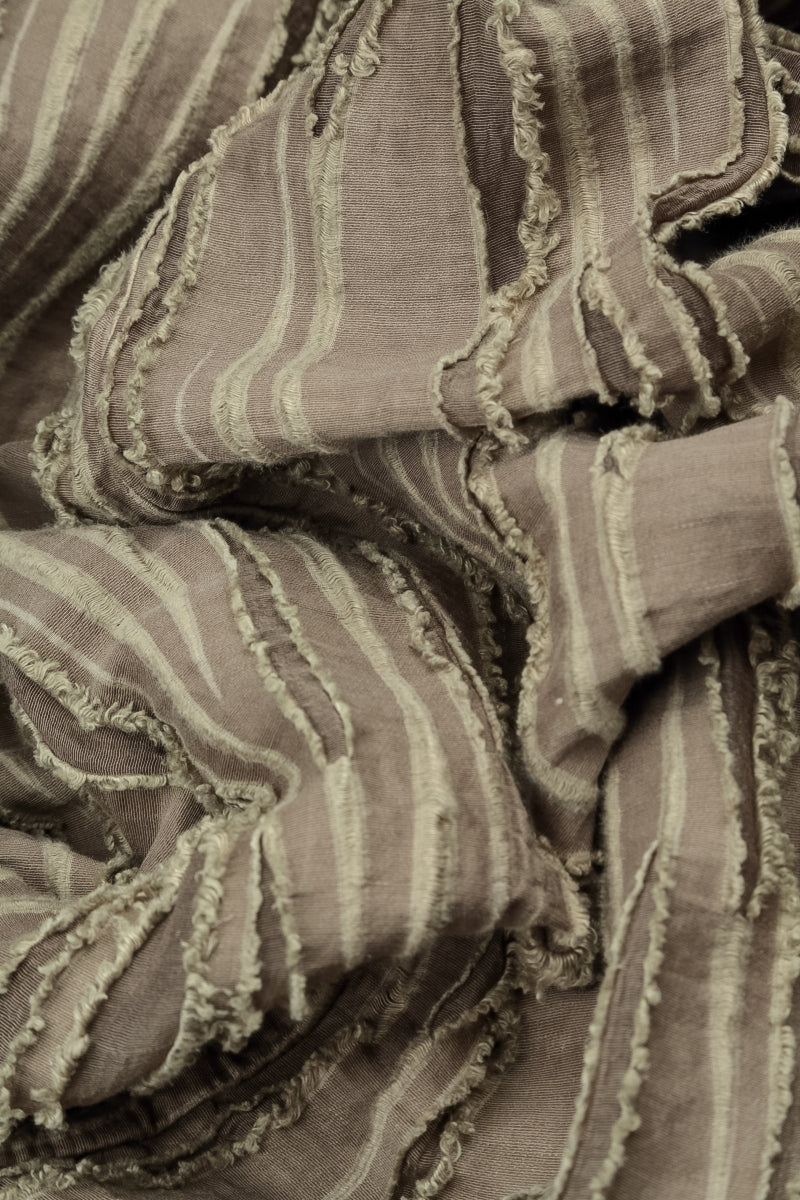 Balloon Olive Fray Weave Dress 6