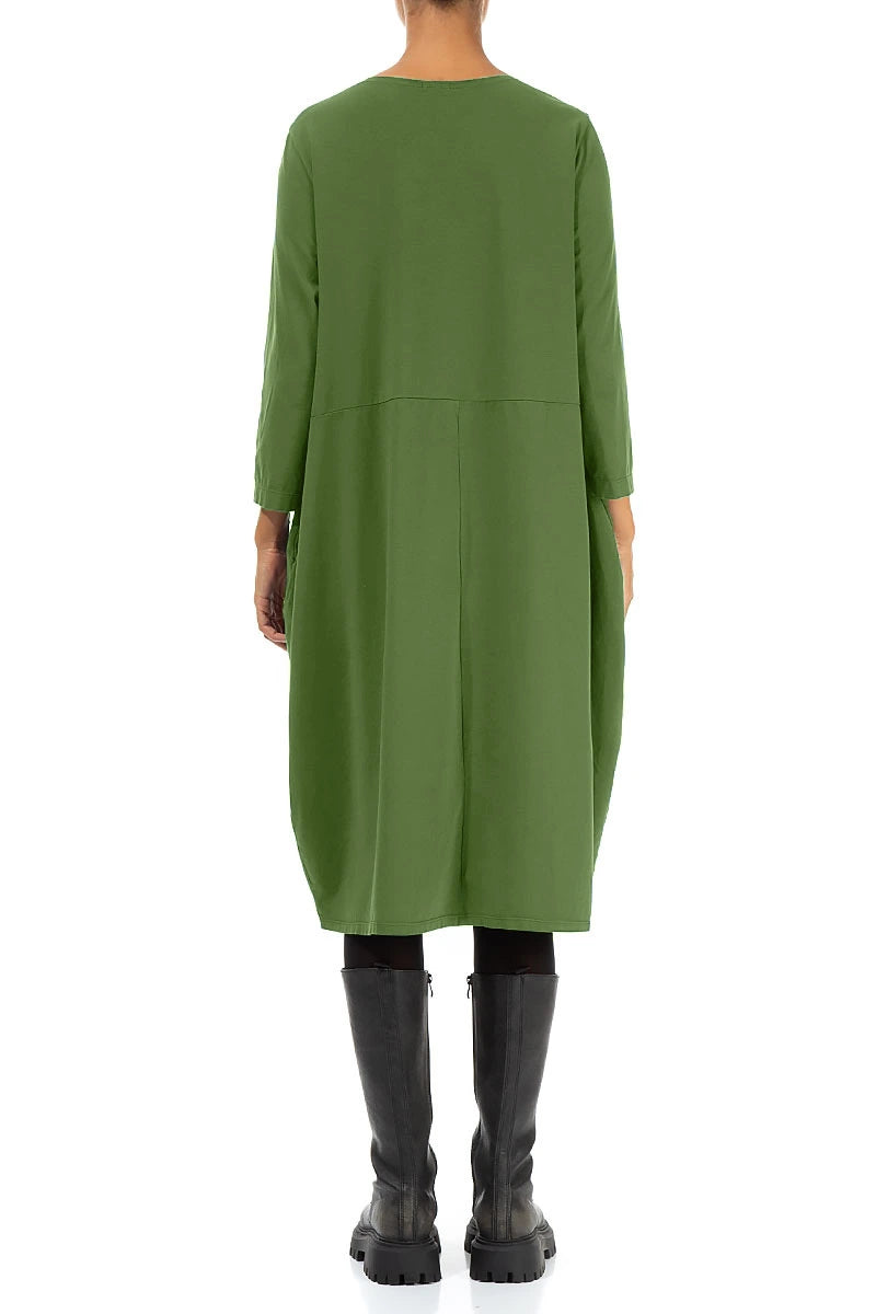 Robe ballon Vert trèfle en Coton