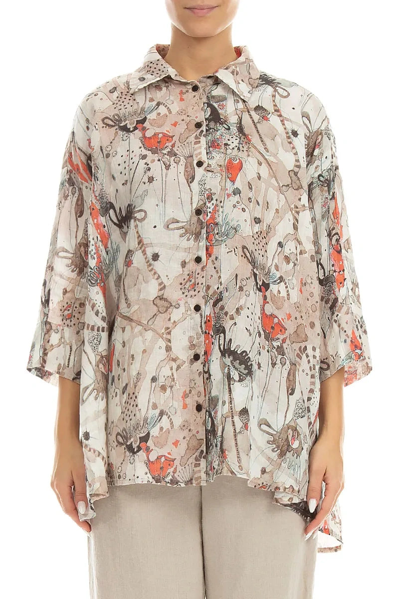 Loose Savannah Linen Shirt 1