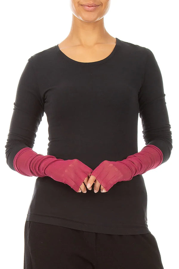 Ruby Mesh Soft Cotton Wristlets 1
