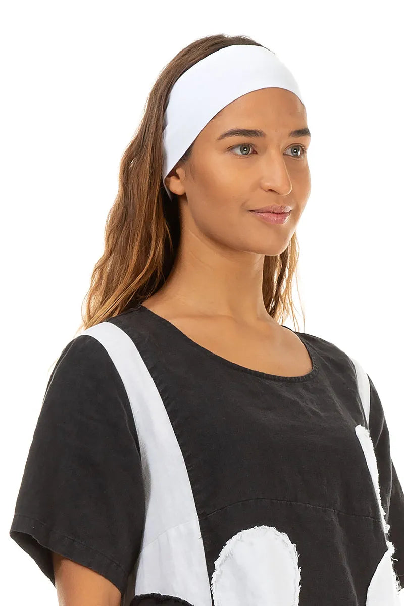 White Cotton Headband 1