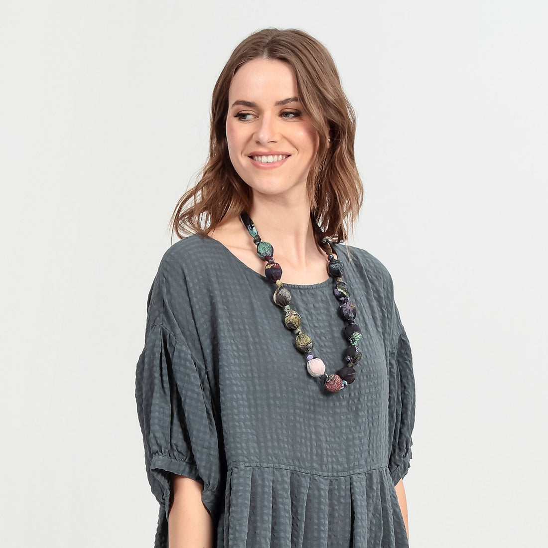 Silk Bead Necklaces