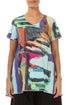 Abstract Cotton Tunic Top 1