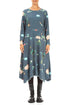 Asymmetric Flared Fairy-Tale Cotton Dress 1