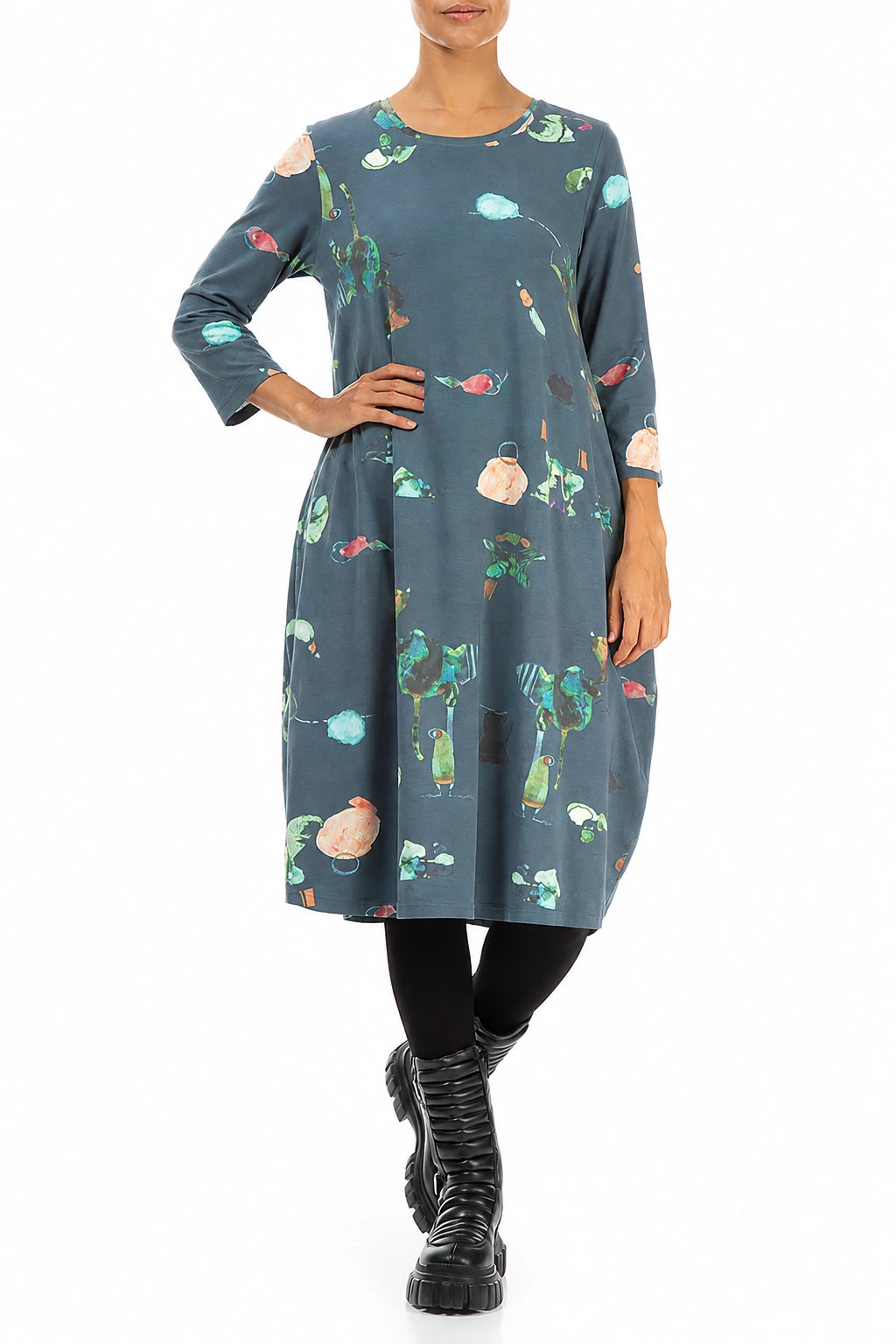 Balloon Fairy-Tale Cotton Dress 4