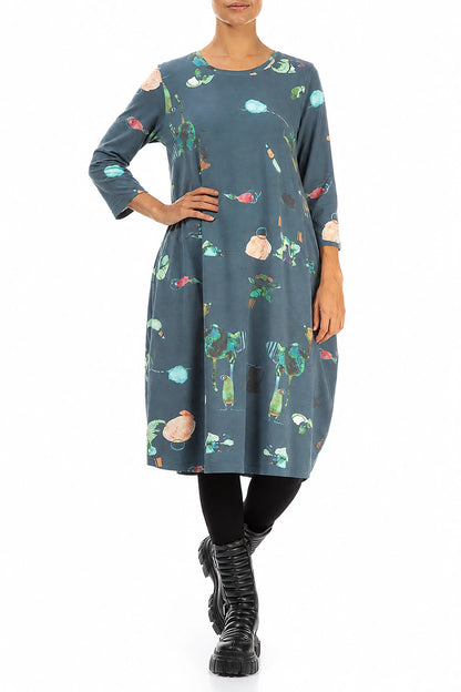 Balloon Fairy-Tale Cotton Dress 4
