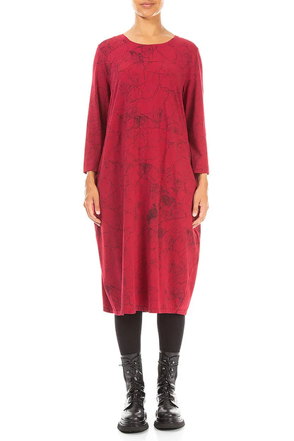 Balloon Ruby Marble Cotton Dress 1
