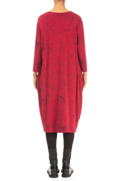 Balloon Ruby Marble Cotton Dress 2