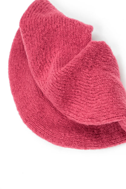 Berry Rose Knitted Wool Beret