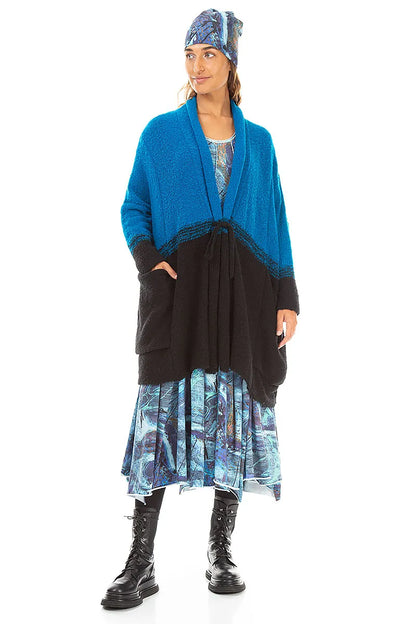 Beanie-Mütze aus Baumwolle „Reverie Blue“