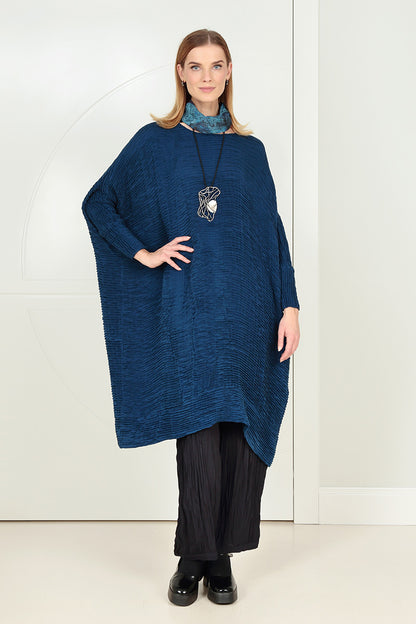 Blue Reverie Silk Cotton Scarf 7