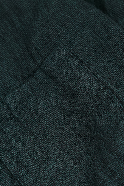 Bubble Deep Turquoise Mélange Linen Trousers