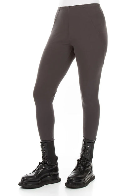 Charcoal Cotton Leggings 3