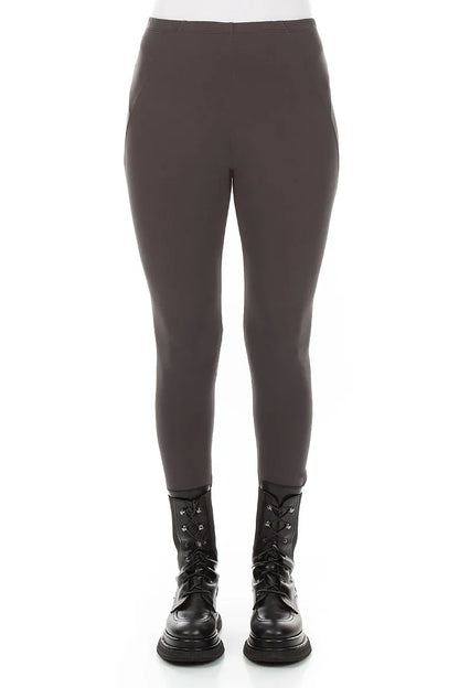 Charcoal Cotton Leggings 1