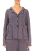 Collar Graphite Old Dye Cotton Jacket 1