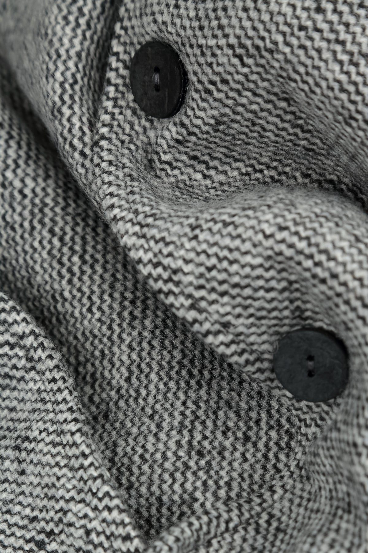 Collar Neck Soft Grey Wool Jacket 5