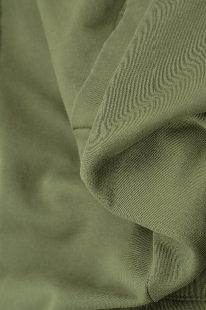 Collar Olive Cotton Jacket 5