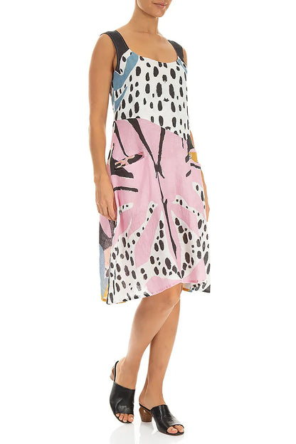 Desert Bloom Linen Midi Dress 3