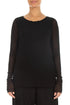 Double Layer Black Mesh Soft Cotton Top 1