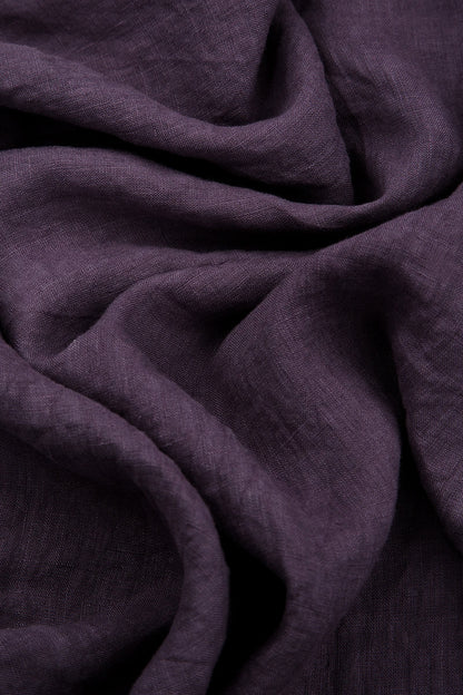 Flared Amethyst Linen Shirt 6
