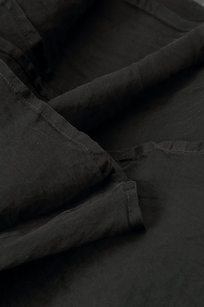 Flowing Black Silk Chiffon Dress