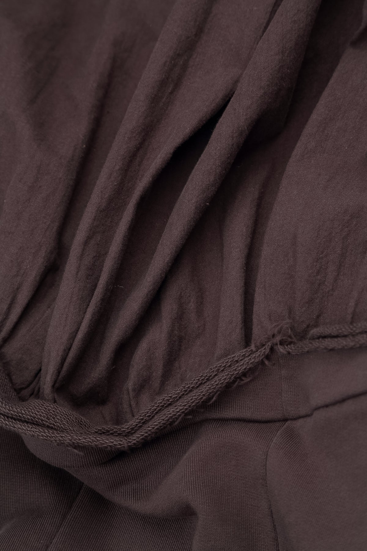 Hooded Truffle Brown Cotton Jacket Dress