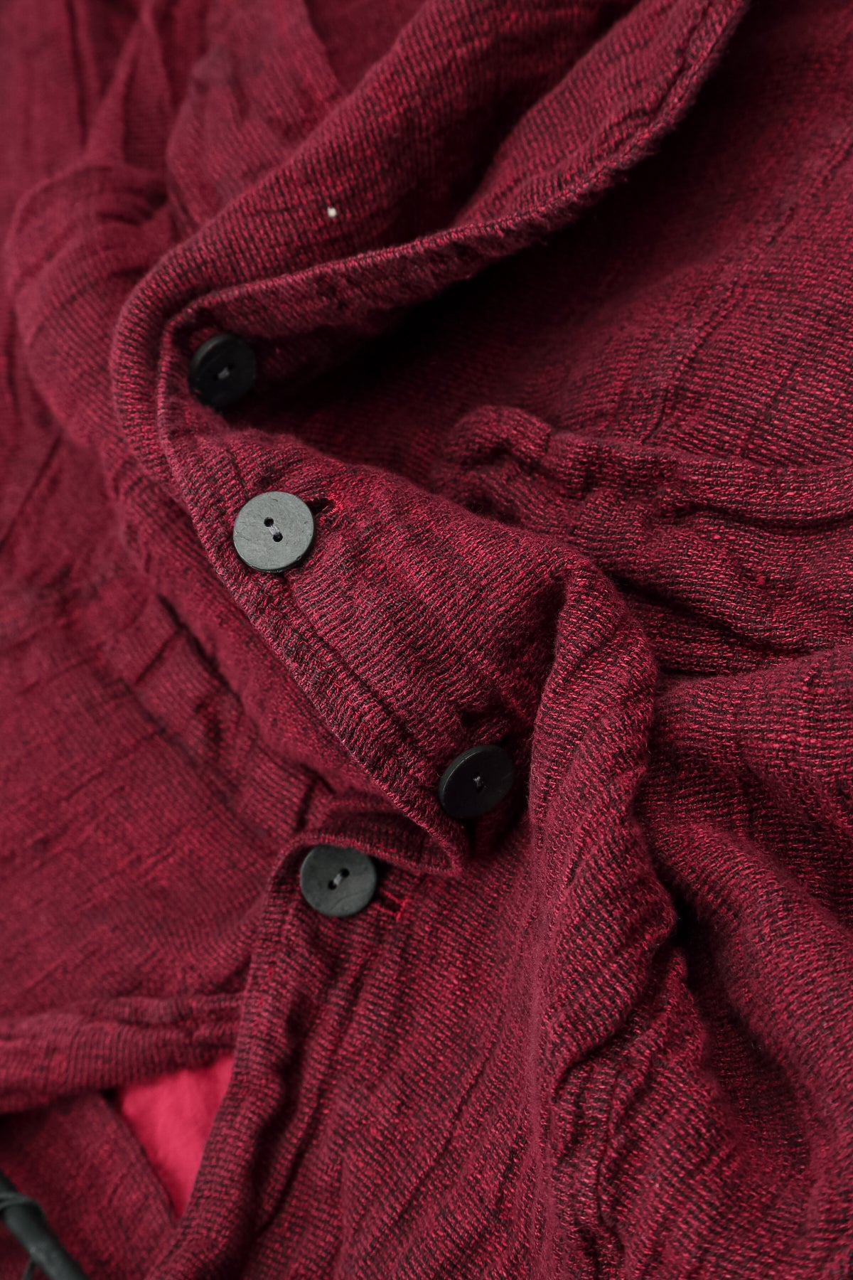 Lined Ruby Mélange Linen Jacket