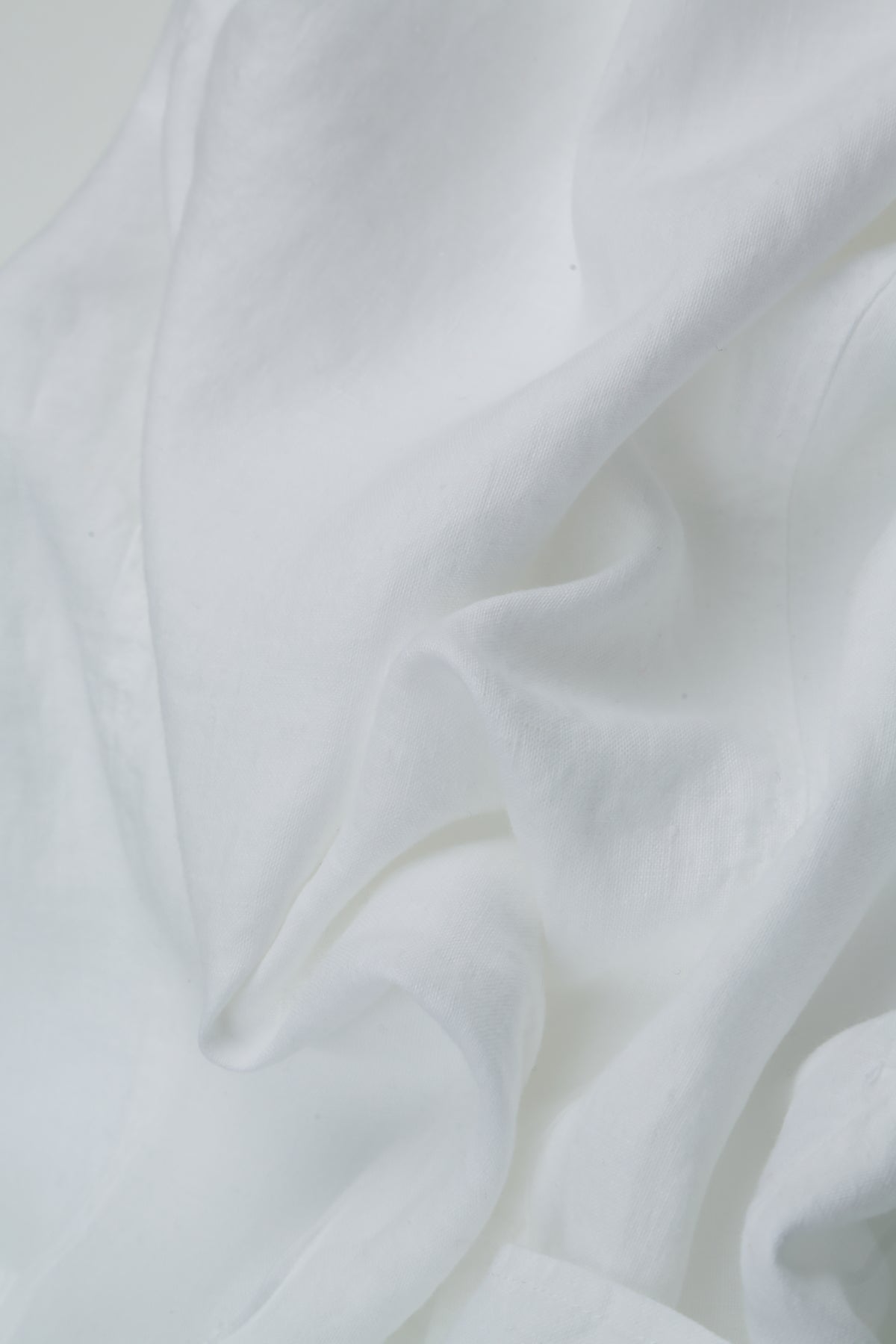 Straight Tie Up White Linen Trousers 4