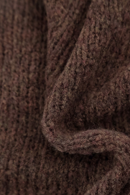 Longer Back Brown Wool Cardigan 6