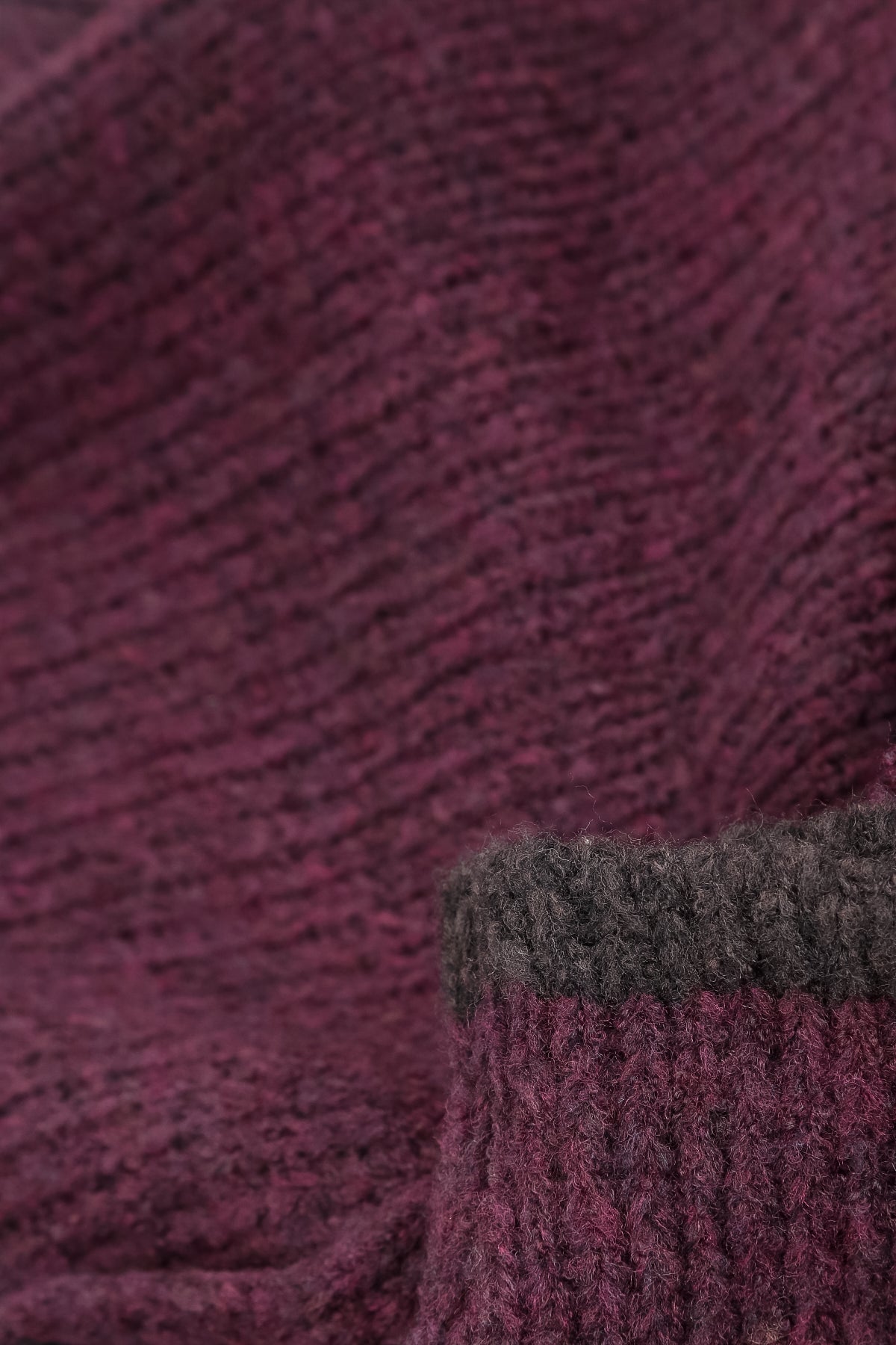 Longer Back Mulberry Wool Cardigan