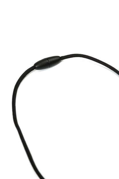 Noir Balance Black Rubber Necklace 4