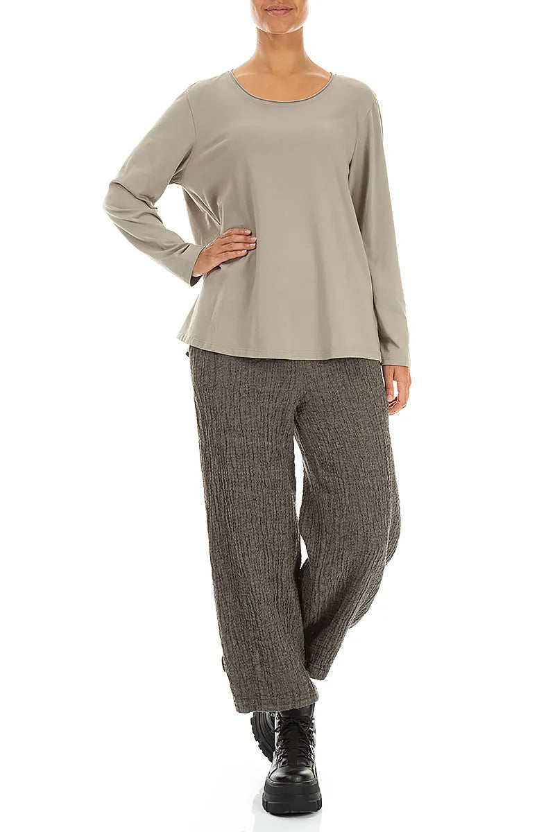 Relaxed Olive Cotton Blouse 4