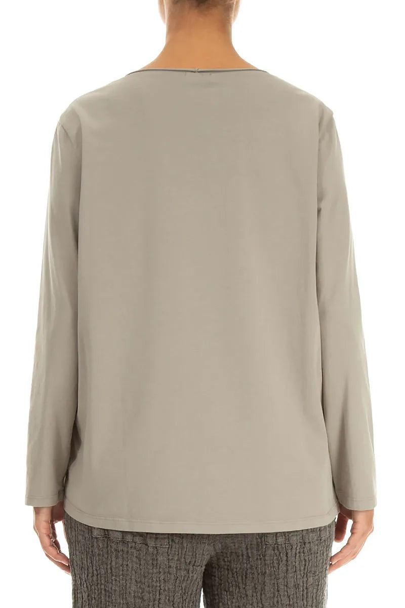 Relaxed Olive Cotton Blouse 2