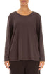 Relaxed Truffle Brown Cotton Blouse 1