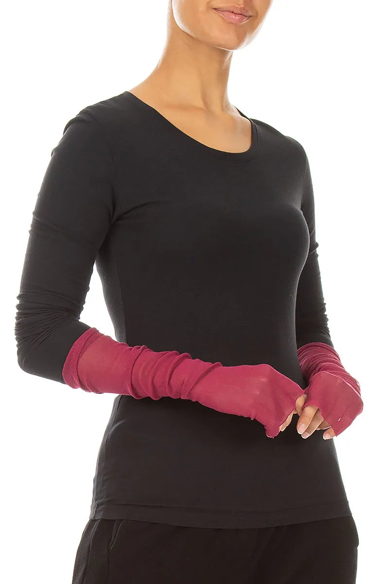 Ruby Mesh Soft Cotton Wristlets 3