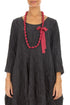 Ruby Silk Fine Bead Necklace 1