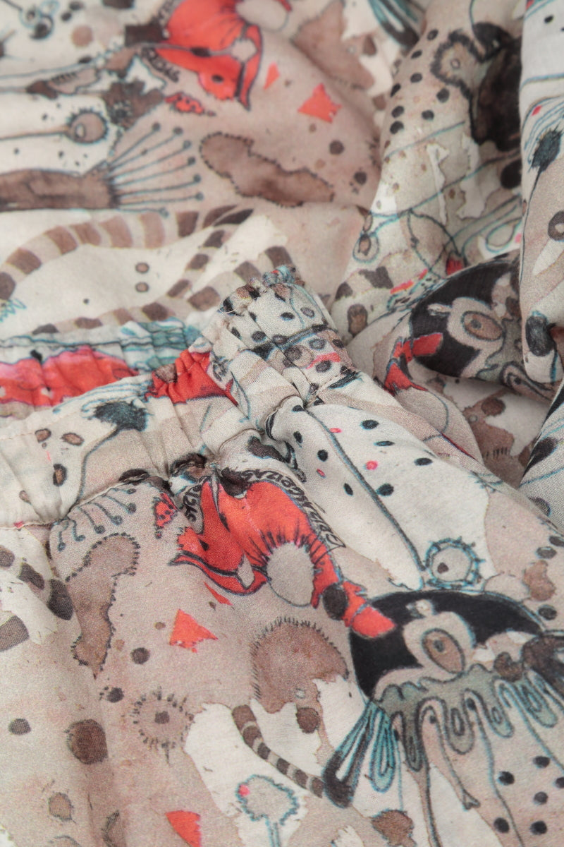 Flared Savannah Silk Cotton Jacket 5