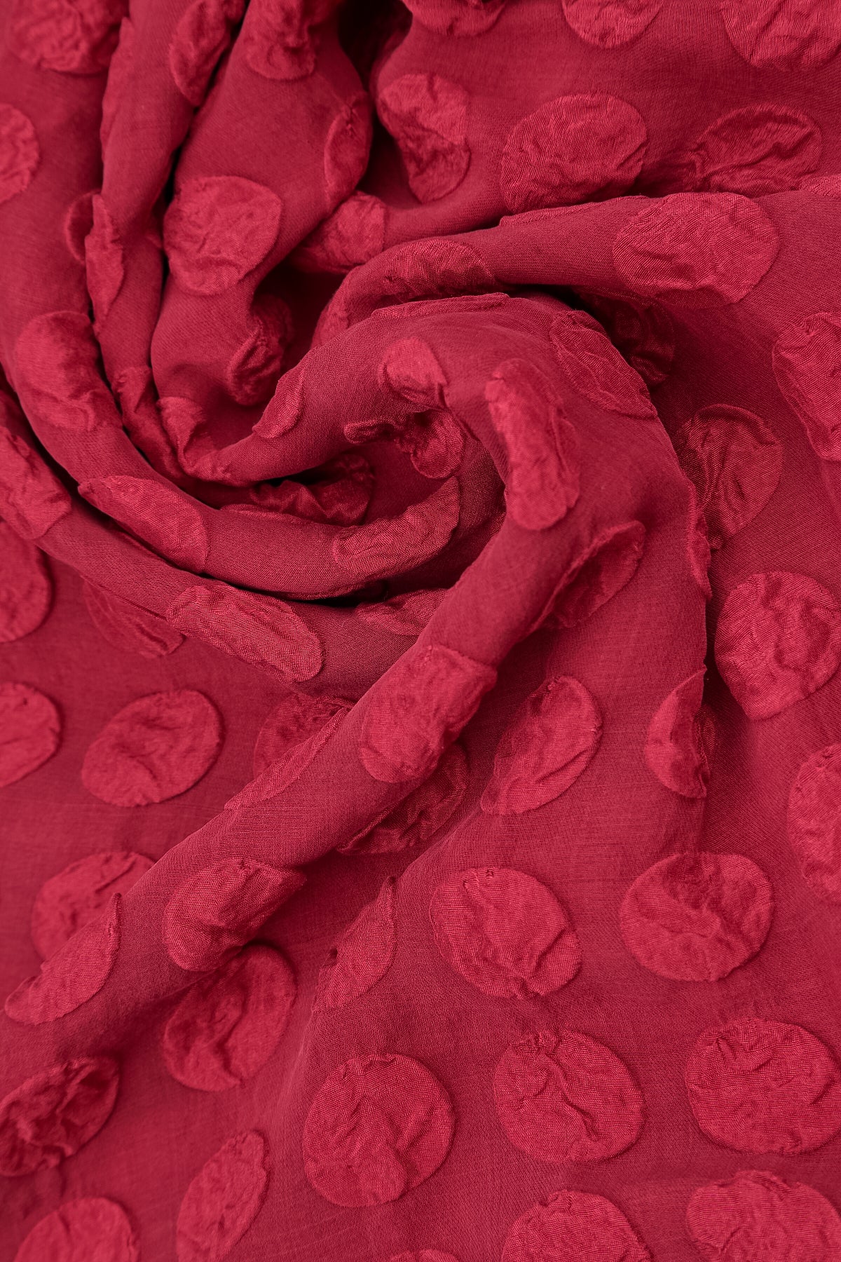 Soft Cowl Ruby Bubble Silk Blouse