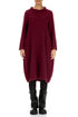 Soft Cowl Ruby Textured Linen Dress 1
