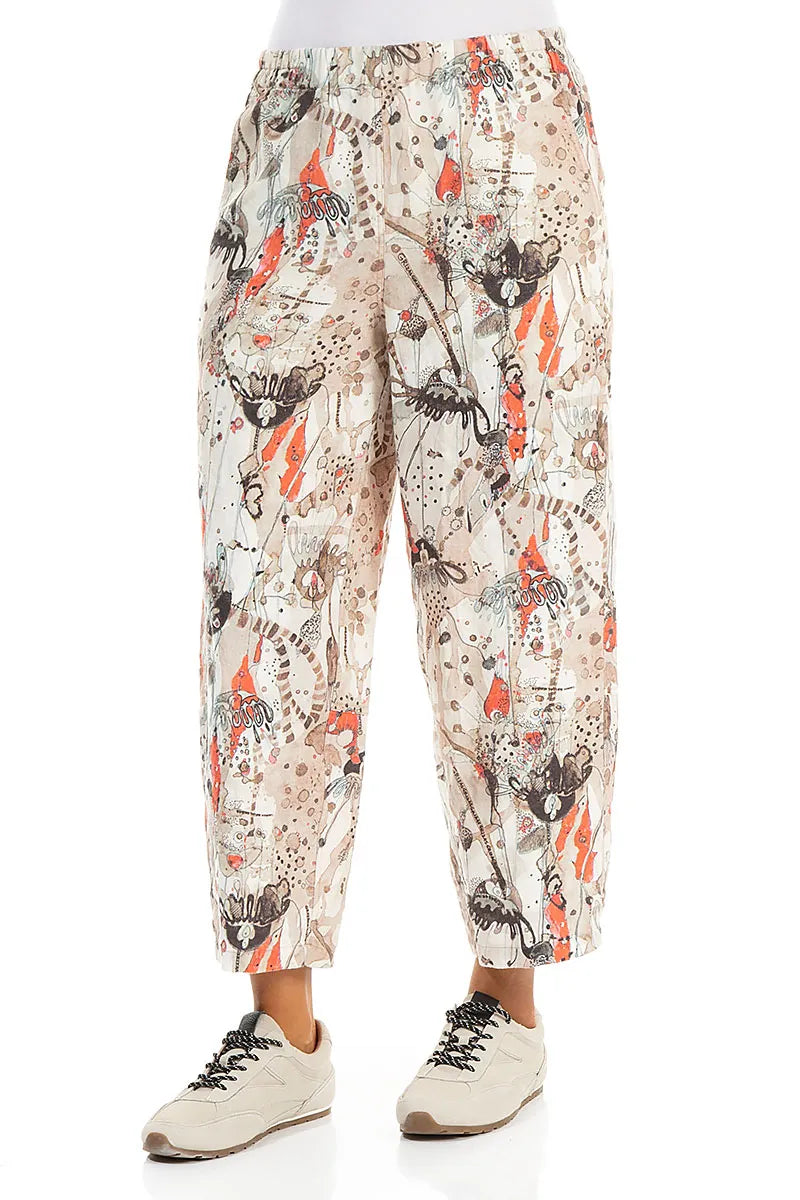 Straight Savannah Linen Trousers 3