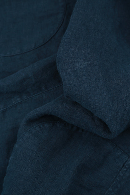 Strappy Navy Linen Jumpsuit 5