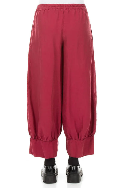 Taper Ruby Silk Cotton Trousers 2