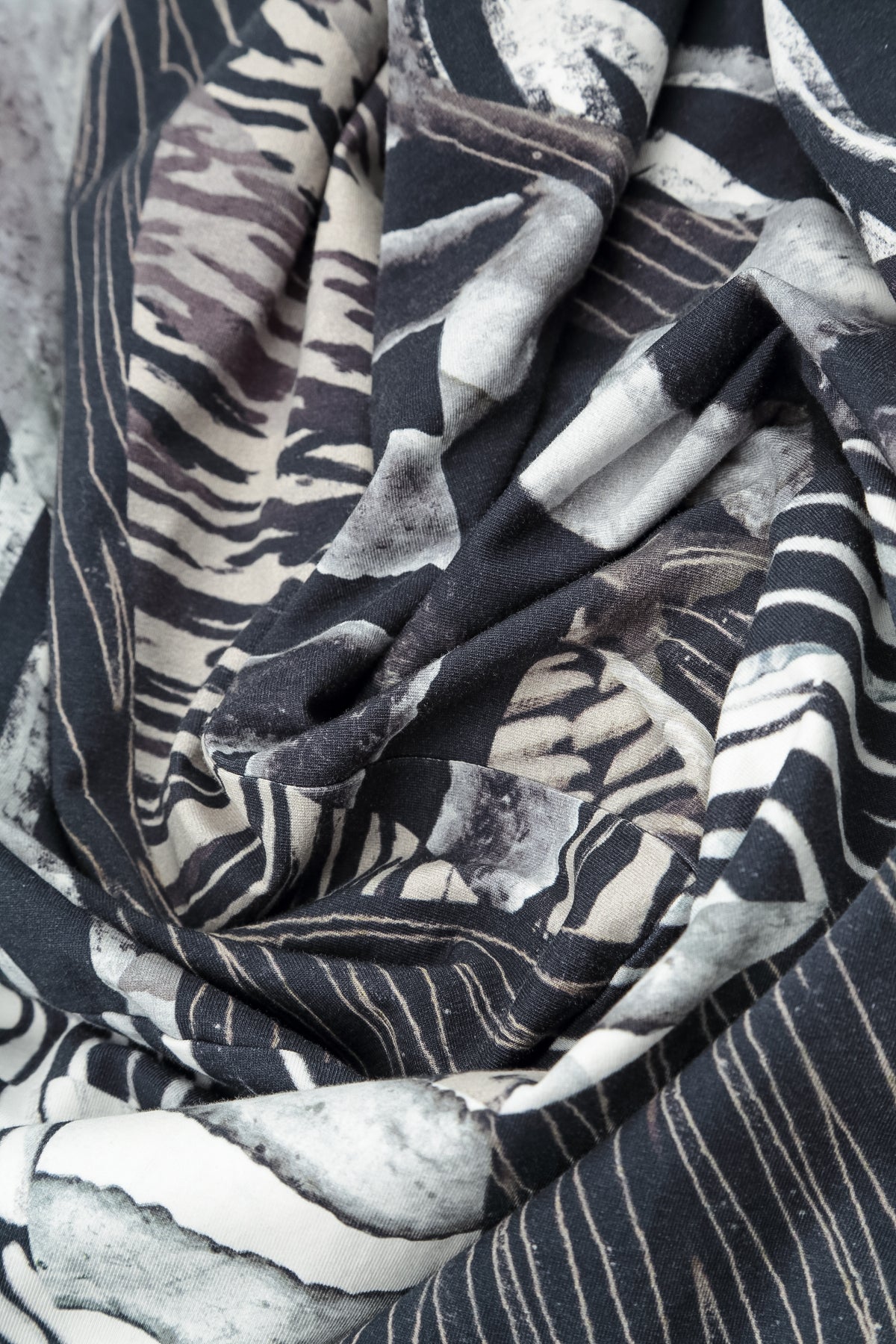 Tapered Wild Ink Cotton Trousers