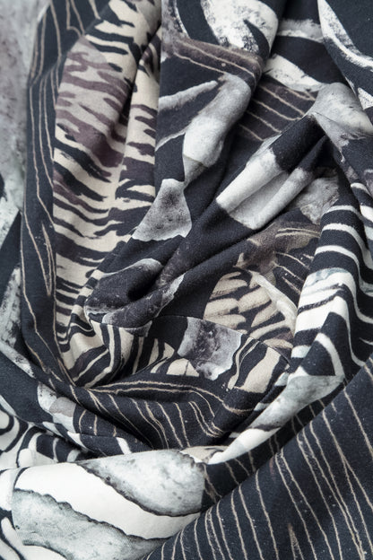 Tapered Wild Ink Cotton Trousers
