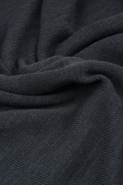 Two Pockets Graphite Linen Cardigan 5