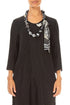 Wild Ink Textured Silk Bead Necklace 1